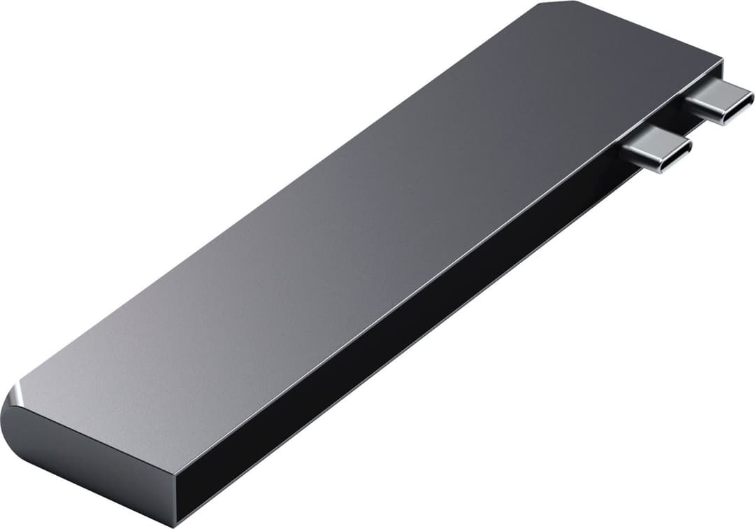 Satechi - PRO Hub Slim USB-C Hub 7-in-1 w/ USB 4 Port, 4K HDMI, USB3.2 Gen 2, SD/TF Card Reader, and 100W USB C PD for Mac - Space Gray - Image 3