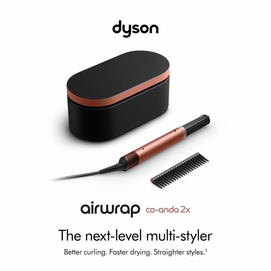 Dyson Airwrap Co-anda 2x for Straight/Wavy Hair - Amber Silk - Image 4