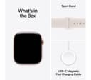 Apple Watch Series 11 GPS 46mm Rose Gold Aluminium Case with Light Blush Sport Band - M/L thumbnail 9