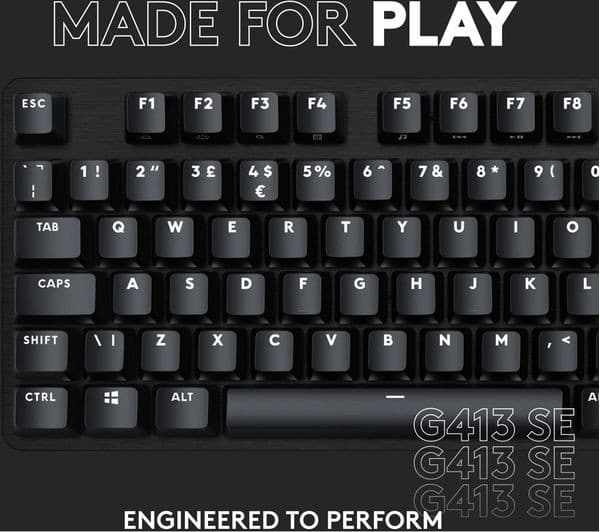 Logitech G413 SE Gaming Keyboard Black - Image 8