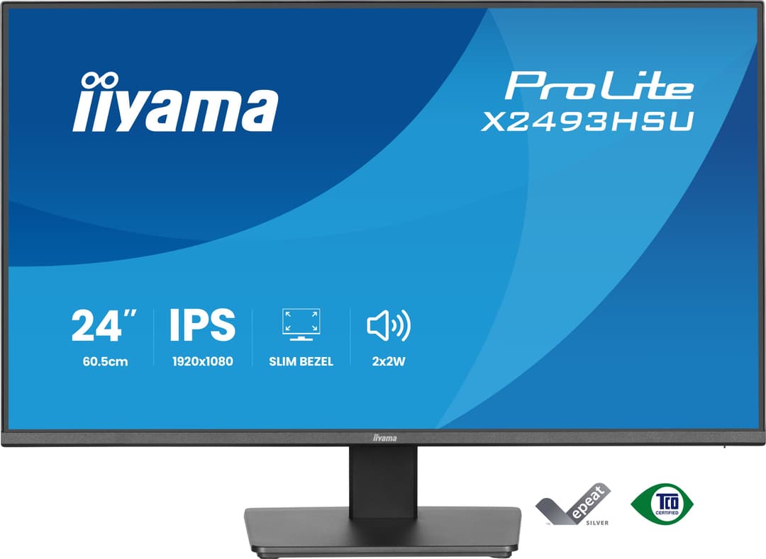 iiyama ProLite X2493HSU-B1 computer monitor 60.5 cm (23.8") 1920 x 1080 pixels Full HD LED Black - Image 2