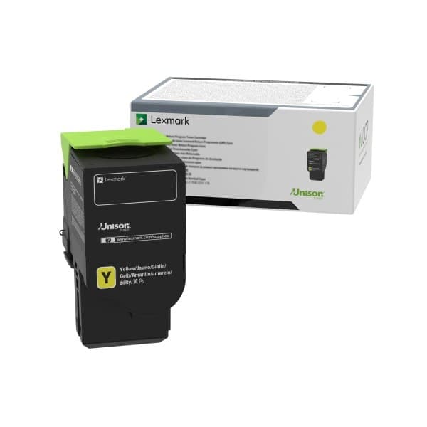 Lexmark 78C0U40 Yellow Ultra High Yield Toner - Image 1
