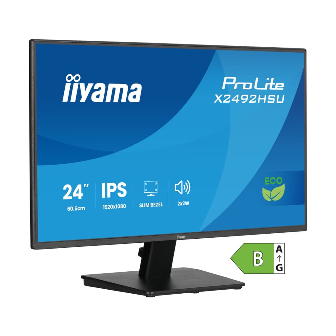 iiyama Prolite X2492HSU-B1 24" IPS Full HD 120Hz Energy Efficient Monitor with Built-In-Speakers - Image 7