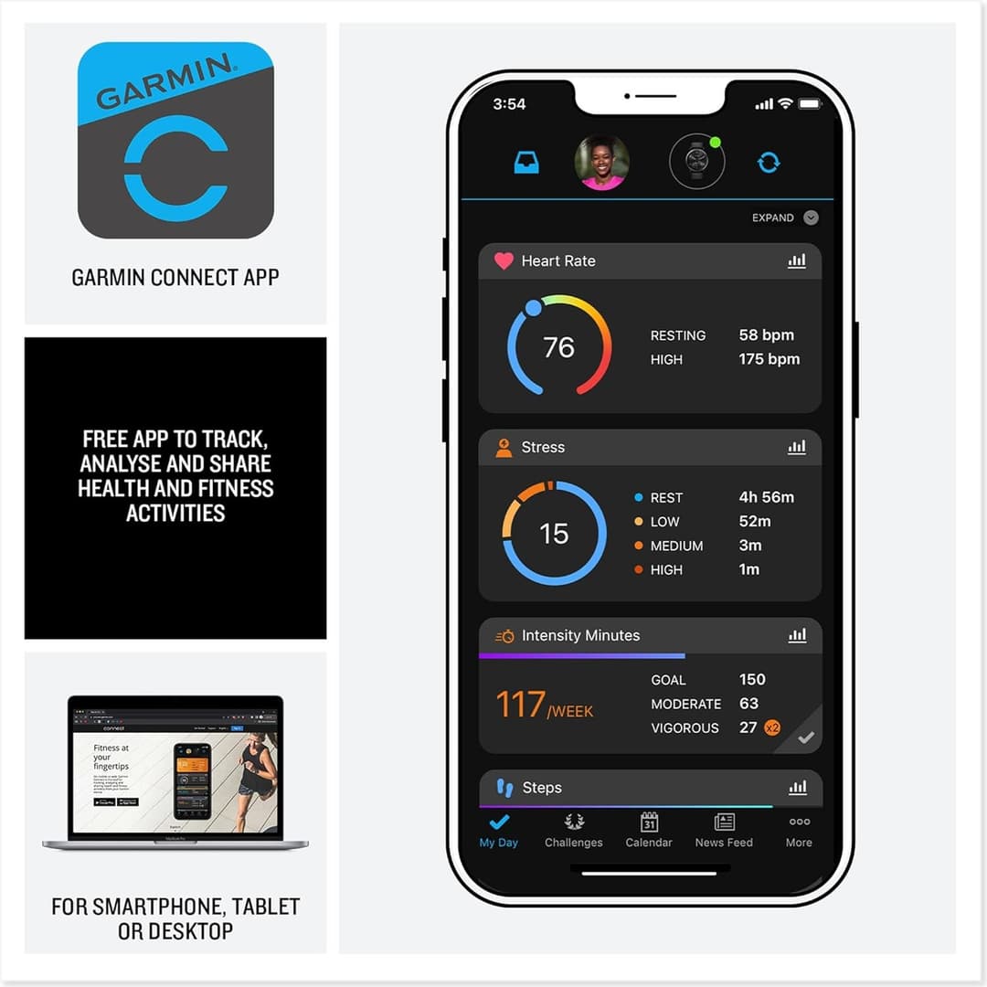Garmin vivoactive 5 Smartwatch - Orchid - Image 3