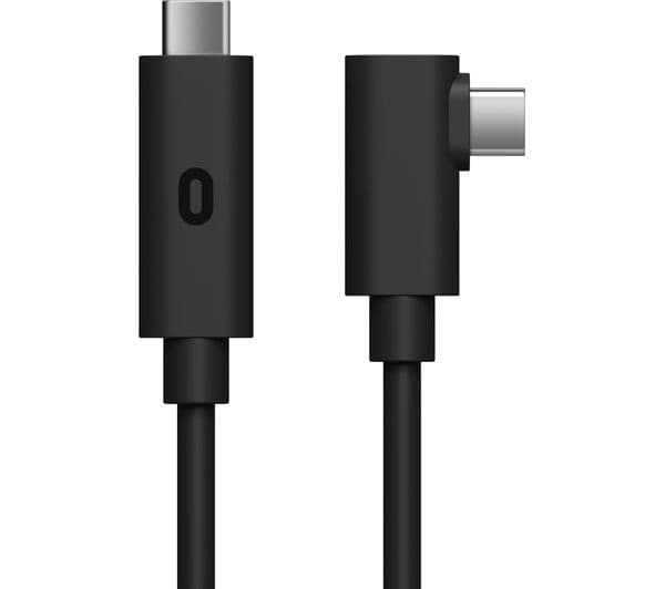 Meta Quest Link Cable USB Type-C 5 m Black (Fibre-Optic, Straight + Right-Angle) - Image 1