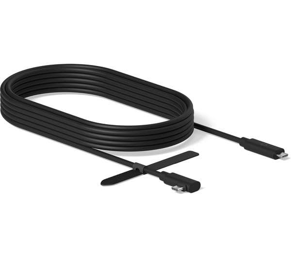 Meta Quest Link Cable USB Type-C 5 m Black (Fibre-Optic, Straight + Right-Angle) - Image 2
