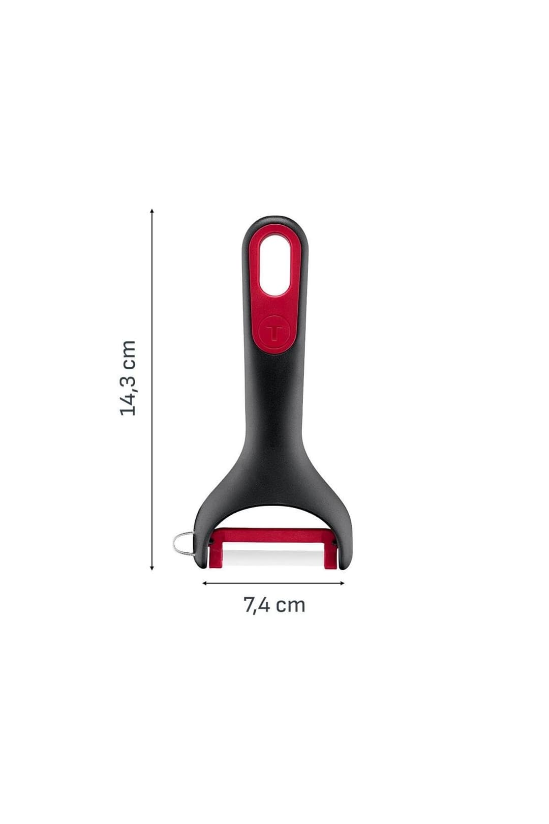 Tefal Ingenio+ Peeler - Black/Red - Image 3
