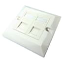 Scan Single Gang Dual Port Cat 6-Frontplatten thumbnail 1