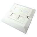 Scan Single Gang Dual Port Cat 6-Frontplatten thumbnail 2