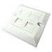 Scan Single Gang Dual Port Cat 6-Frontplatten thumbnail 3