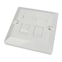 Scan Single Gang Dual Port Cat 6-Frontplatten thumbnail 4