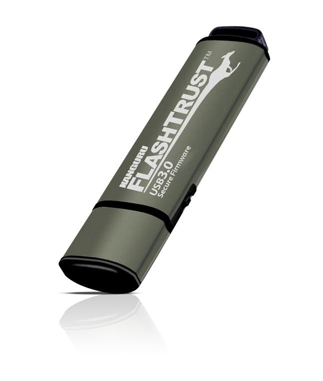 Kanguru FlashTrust USB 3.0 32GB Secure Firmware Flash Drive with Write-Protect Switch (WP-KFT3-32G) - Image 3