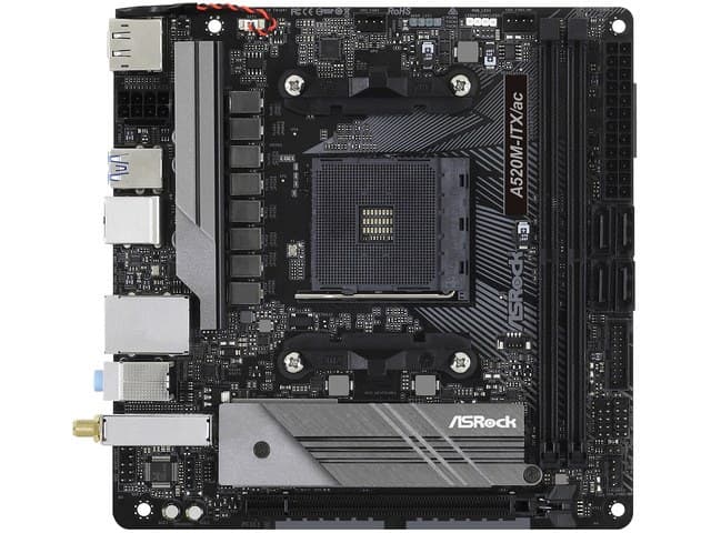ASRock A520M-ITX/AC AM4 Mini ITX AMD Motherboard - Image 1