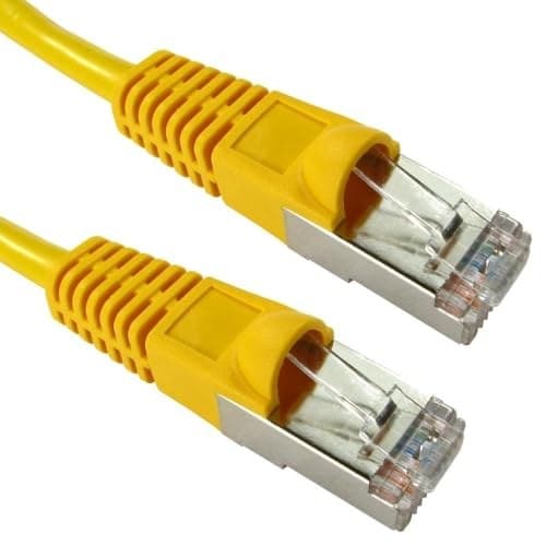 Cables Direct 2m CAT5E Patch Cable (Yellow) - Image 2