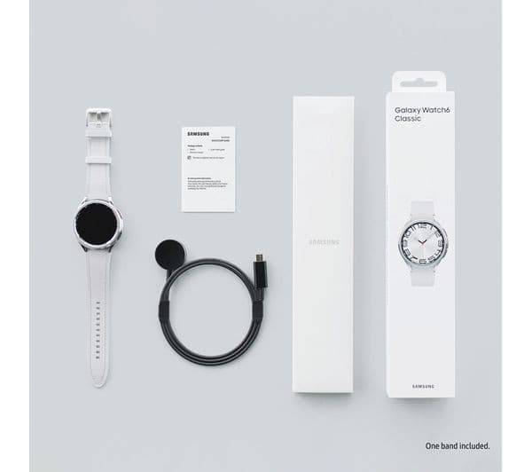 SAMSUNG Galaxy Watch6 Classic 4G with Bixby - Silver, 47 mm - Image 4