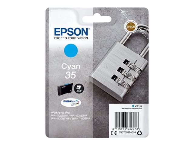 Epson 35 - cyan - original - ink cartridge - Image 3
