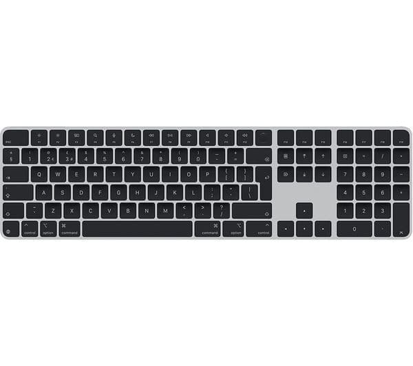 APPLE Magic Wireless Keyboard with Touch ID & Numeric Keypad - Black - Image 1