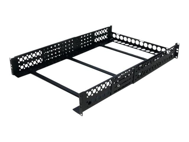StarTech 2U Universal Rack Mount Rails Black