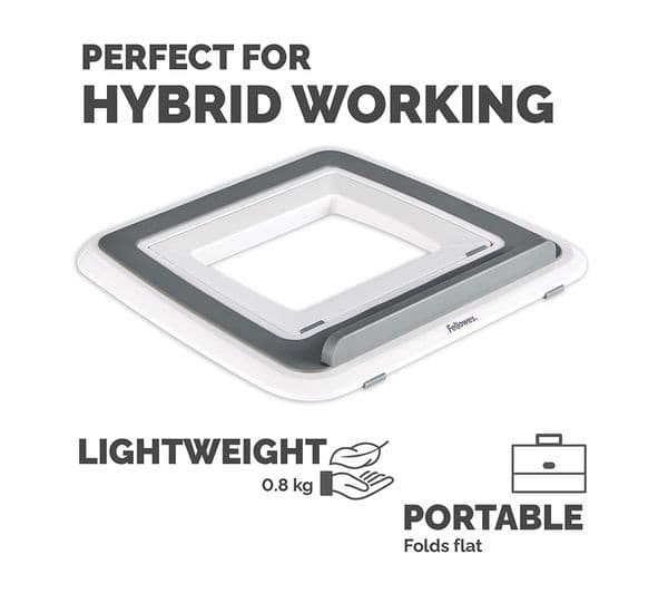 FELLOWES I-Spire Series Quick Lift Laptop Stand - White - Image 5
