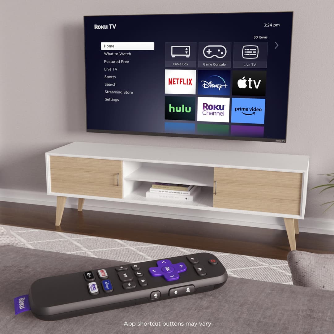 Roku TV Remote Control RCC1R - Black - Image 7