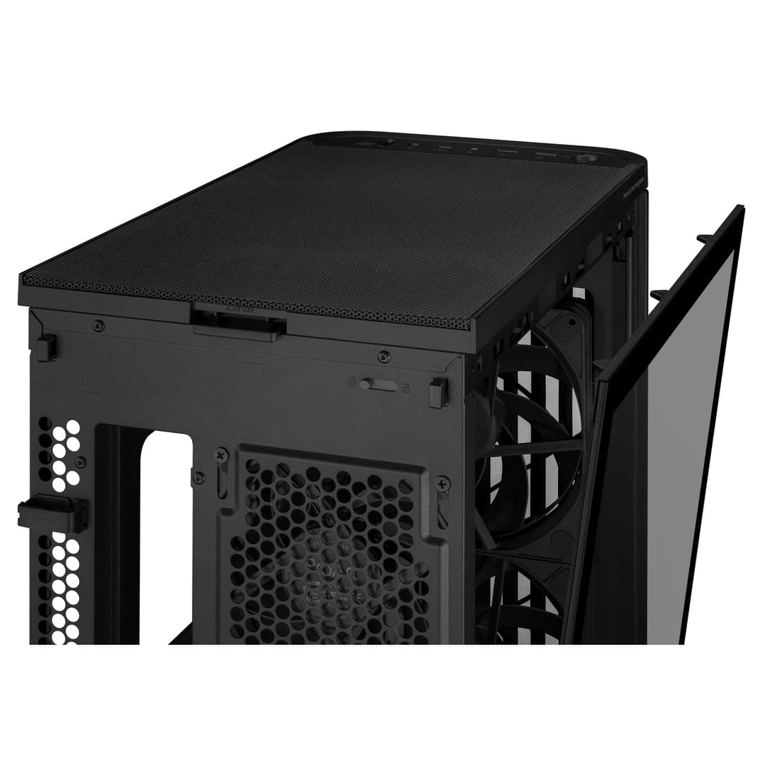 ASUS ProArt PA401 Wood Edition Tempered Glass Mid Tower PC Case - Black - Image 5