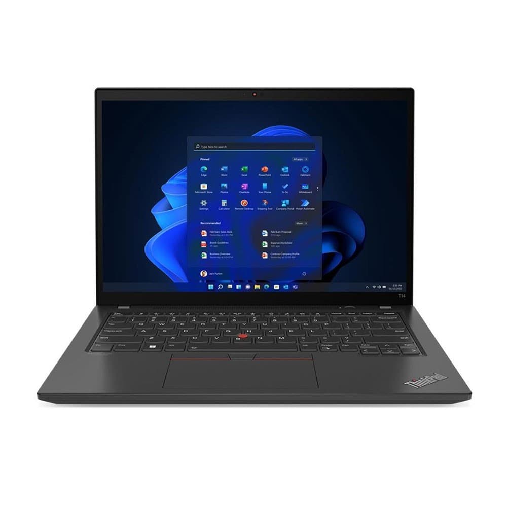 Lenovo ThinkPad T14 Intel Core i5-1235U 8GB RAM 256GB SSD 14" WUXGA IPS Windows 11 Pro Laptop - Image 1