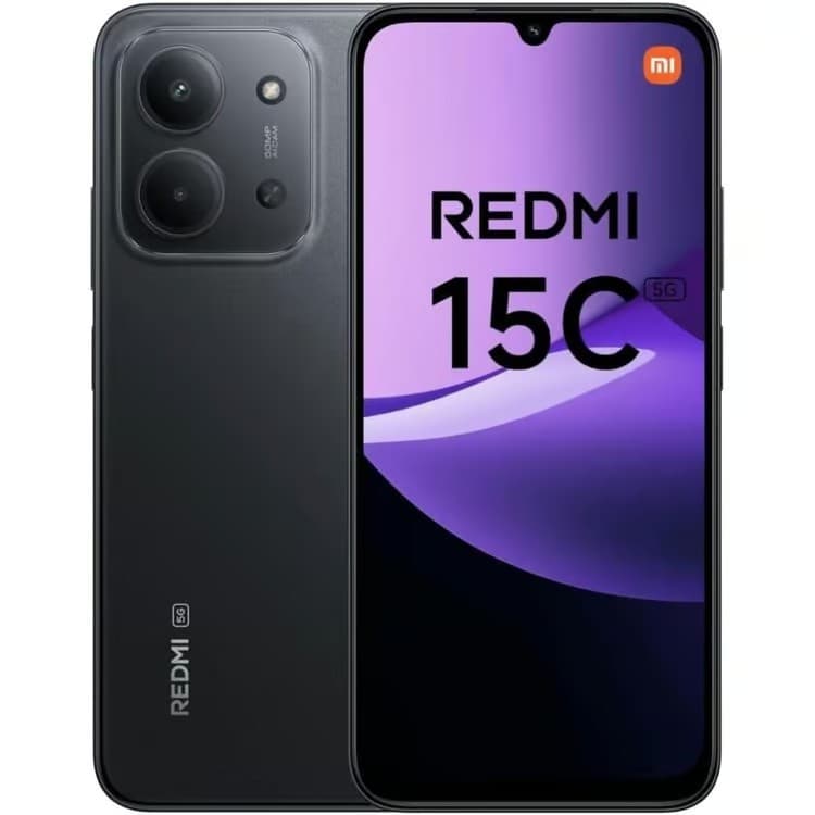 Xiaomi Redmi 15C 8GB RAM 256GB Storage Smartphone - Midnight Black