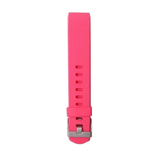 Replacement Strap for FitBit Charge 2, Silicone Sport Wristband for the FitBit Charge 2 - Available in 11 Colours - pink