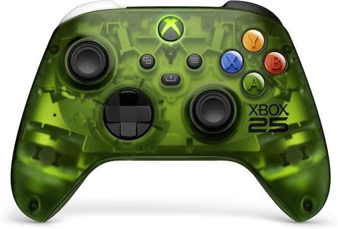Xbox Wireless Controller X25 Special Edition 25th Anniversary Bluetooth Gamepad - Translucent OG Green - Image 1
