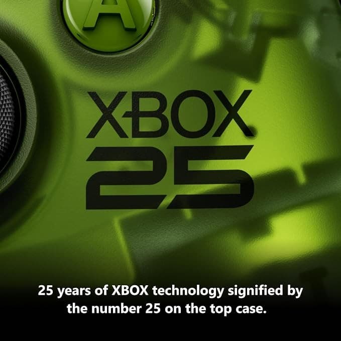 Xbox Wireless Controller X25 Special Edition 25th Anniversary Bluetooth Gamepad - Translucent OG Green - Image 6