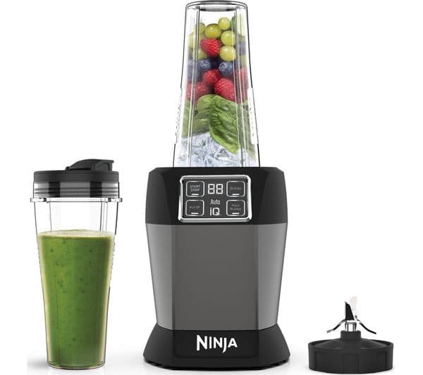 Ninja BN495UK Blender - Black & Silver - Image 1