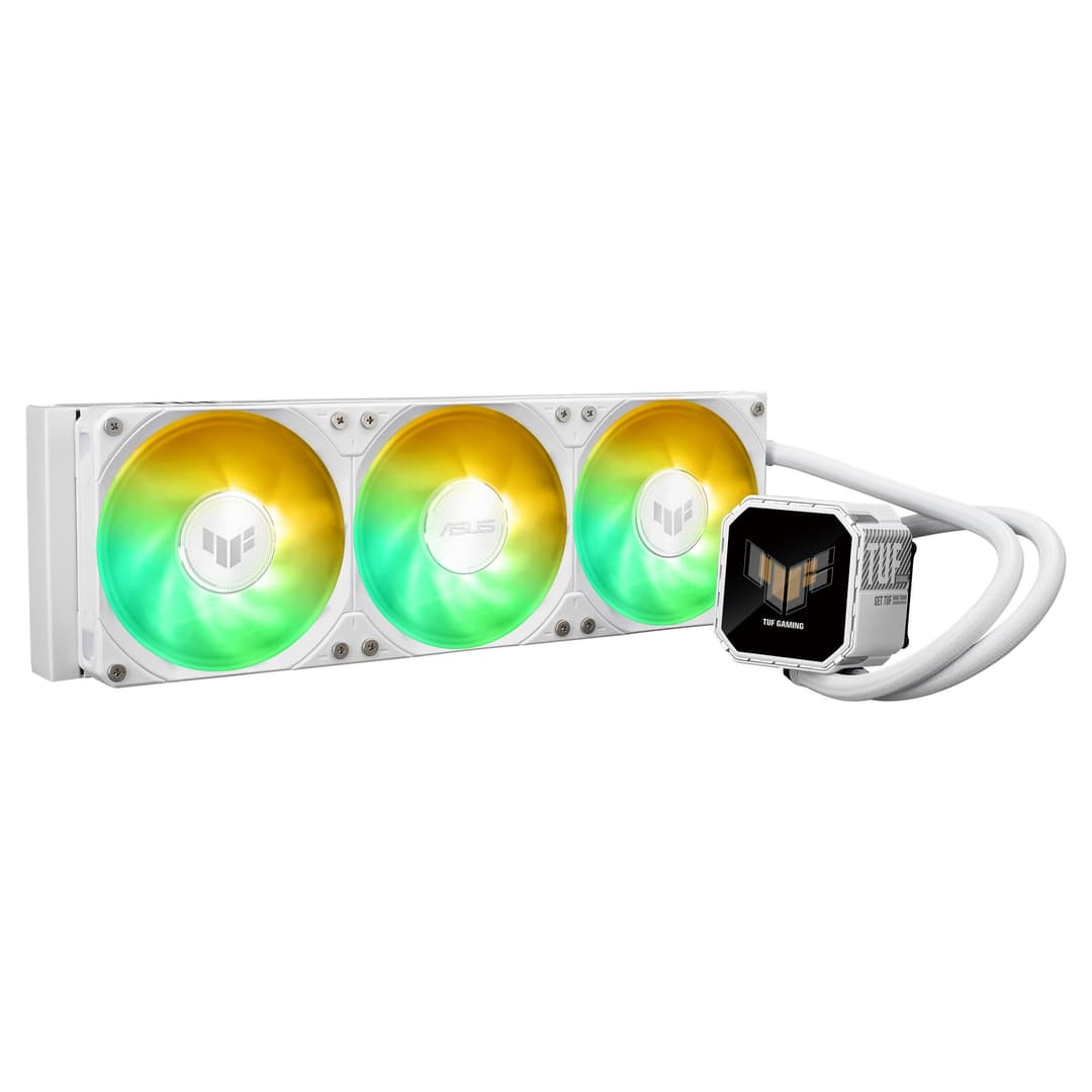 ASUS TUF Gaming LC III 360 ARGB LCD 360mm AIO Liquid CPU Cooler - White - Image 4