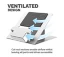 FELLOWES Hylyft Laptop Stand 5010501 - 6 Height Adjustments, Max Laptop Size 18 inch, Max Weight 4kg - Silver thumbnail 7