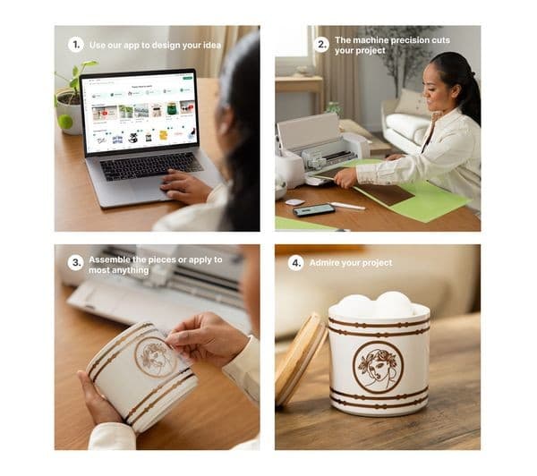 CRICUT Maker 4 DIY Digital Cutting Machine Essentials Bundle - Image 3