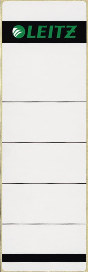 Leitz 16420085 self-adhesive label Rectangle Grey 10 pc(s) - Image 1