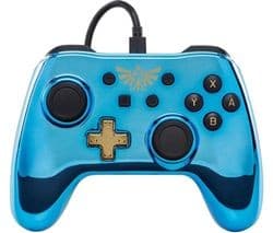 POWERA Nintendo Switch Wired Controller - Blue Chrome Zelda - Image 1