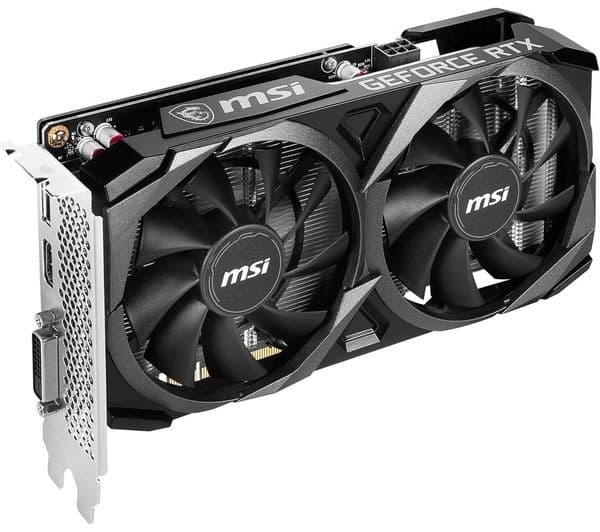 MSI GeForce RTX 3050 8GB VENTUS 2X XS OC Graphics Card - Black - Image 4