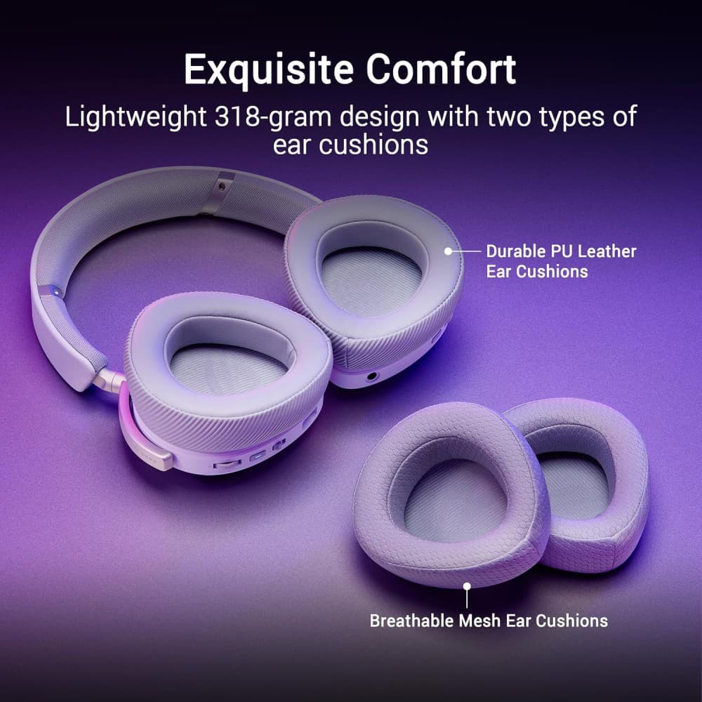 ASUS ROG Delta II Tri-mode Wireless Gaming Headset - Moonlight White - Image 7