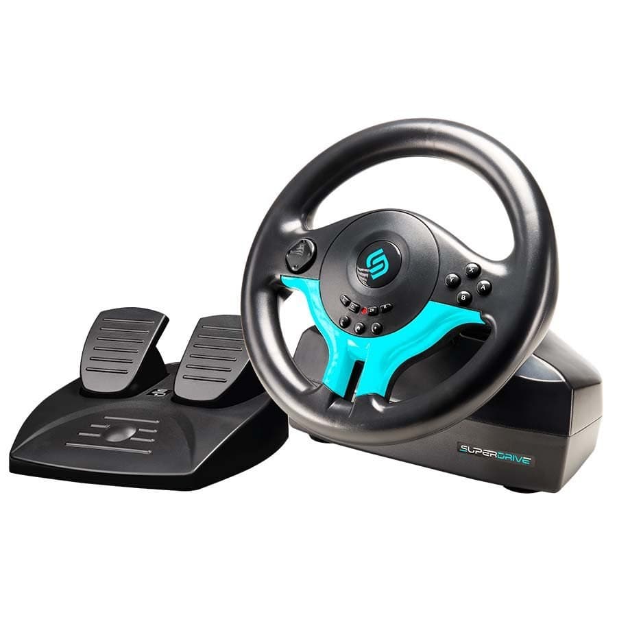 Subsonic Superdrive SV250-S Steering Wheel for Switch 2 & Switch Blue - Image 1