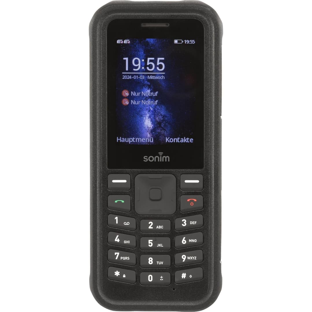 Sonim XP100 4G Dual SIM Rugged Mobile Phone 128MB Storage X100 - Black - Image 2