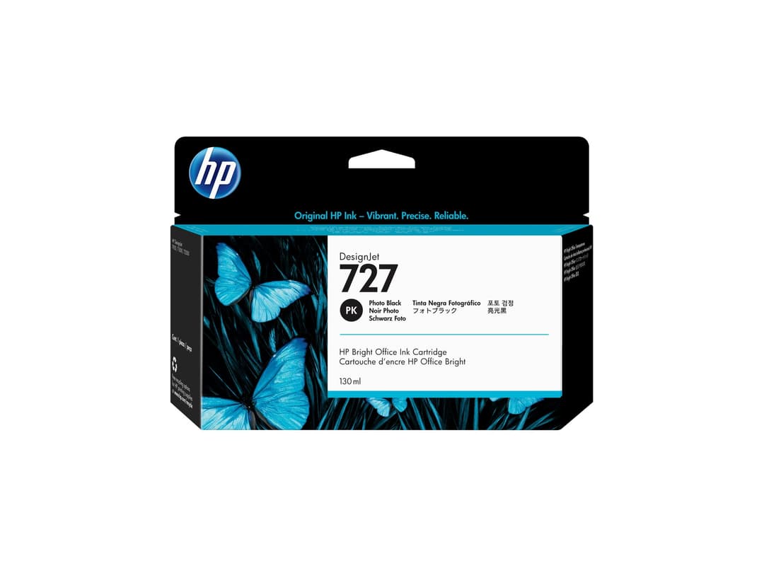 HP 727 - photo black - original - DesignJet - ink cartridge - Image 1