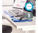 FELLOWES Crystal Gel Mouse Mat - Blue thumbnail 4