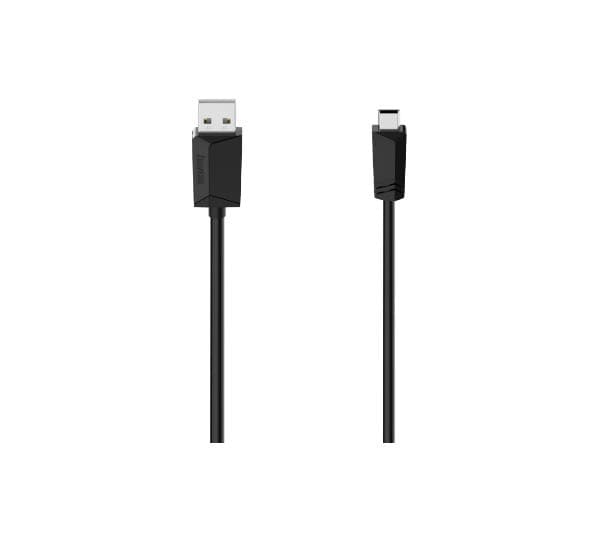 Hama 00074260 USB cable USB 2.0 1.5 m USB A Mini-USB B 0.48 Gbit/s Black - Image 2