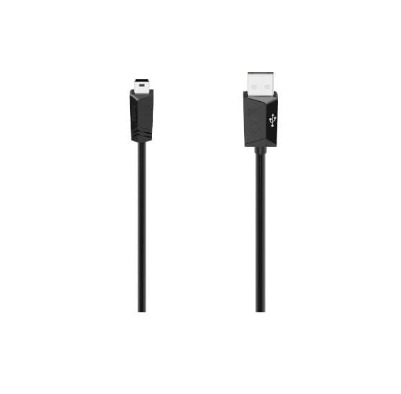 Hama 00074260 USB cable USB 2.0 1.5 m USB A Mini-USB B 0.48 Gbit/s Black - Image 3