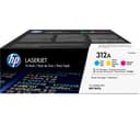 HP 312A CF440AM Original LaserJet Toner Cartridge 3-Pack - Cyan, Magenta, Yellow thumbnail 1