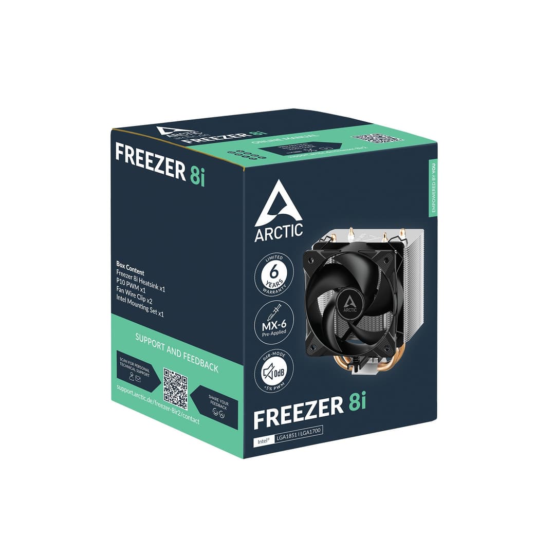 Arctic Freezer 8i Compact 100mm Intel CPU Air Cooler - Image 6