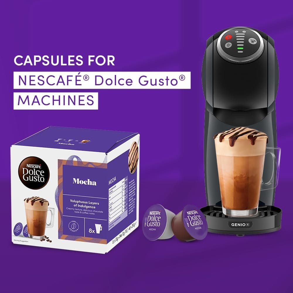 Nescafé Dolce Gusto Mocha Coffee Pods 16 Pods | Multipack of 3 - Image 4