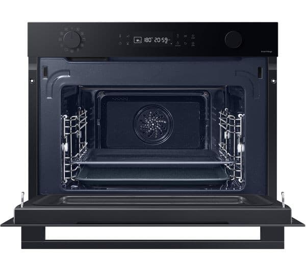 SAMSUNG Bespoke Series 4 NQ5B4553FBK/U4 Built-in Compact Combination Microwave, 50L - Black Glass - Image 2