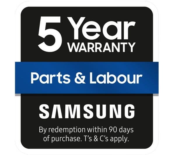 SAMSUNG Bespoke Series 4 NQ5B4553FBK/U4 Built-in Compact Combination Microwave, 50L - Black Glass - Image 4