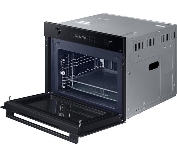 SAMSUNG Bespoke Series 4 NQ5B4553FBK/U4 Built-in Compact Combination Microwave, 50L - Black Glass - Image 9